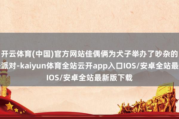 开云体育(中国)官方网站佳偶俩为犬子举办了吵杂的四岁寿辰派对-kaiyun体育全站云开app入口IOS/安卓全站最新版下载