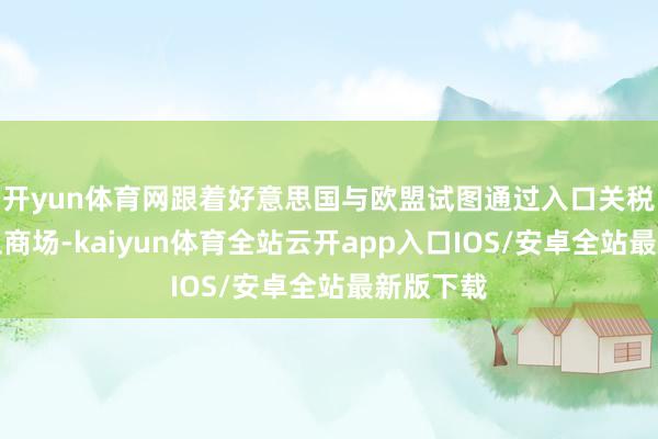 开yun体育网跟着好意思国与欧盟试图通过入口关税保护原土商场-kaiyun体育全站云开app入口IOS/安卓全站最新版下载